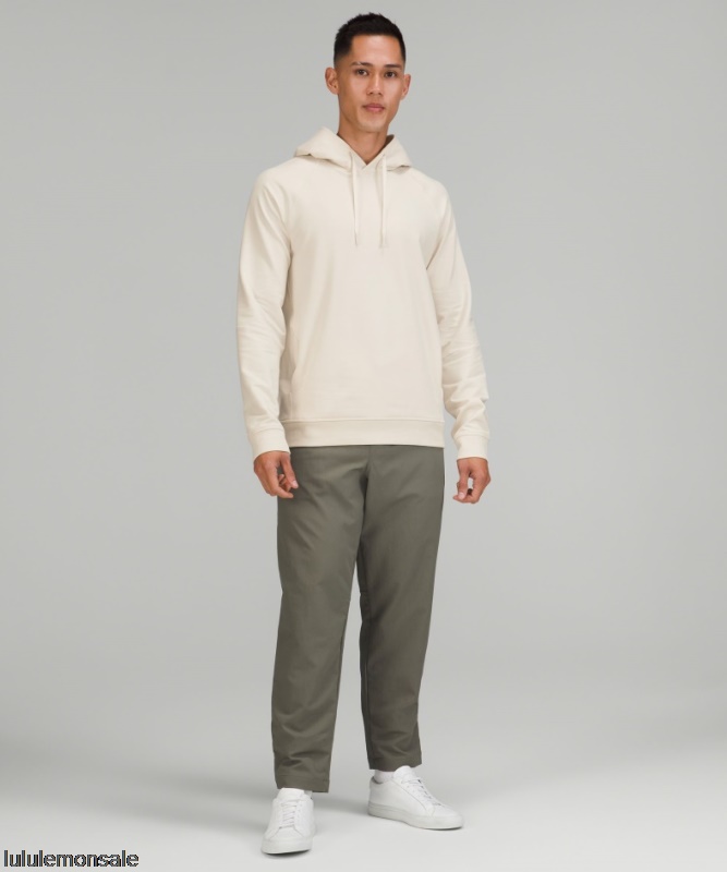 Lululemon Verkauf DELULU630 | City Sweat Pullover Hoodie French Terry Weiß Opal